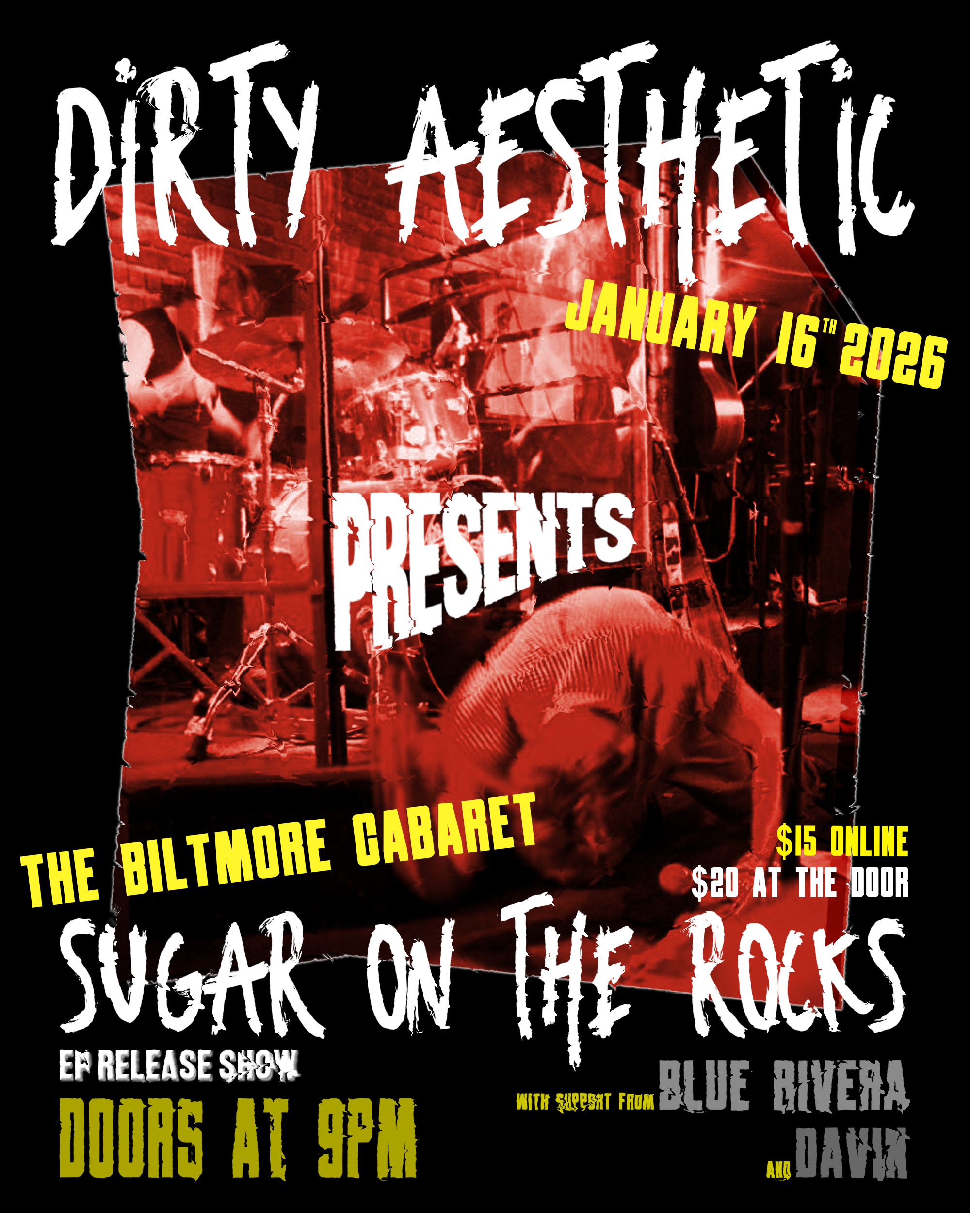 Sugar on the Rocks EP Release Show - January 16, 2026 at The Biltmore Cabaret