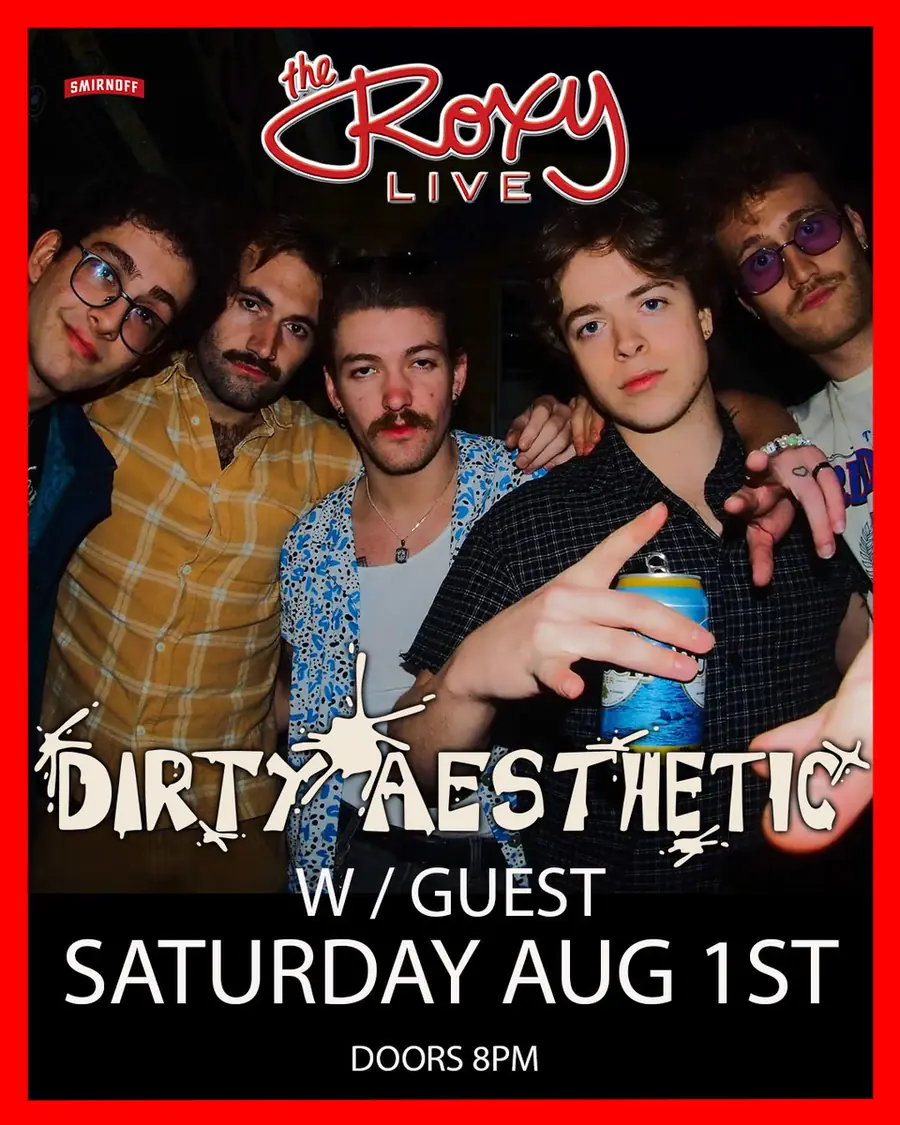 The Roxy Cabaret show poster, Aug 1, 2026