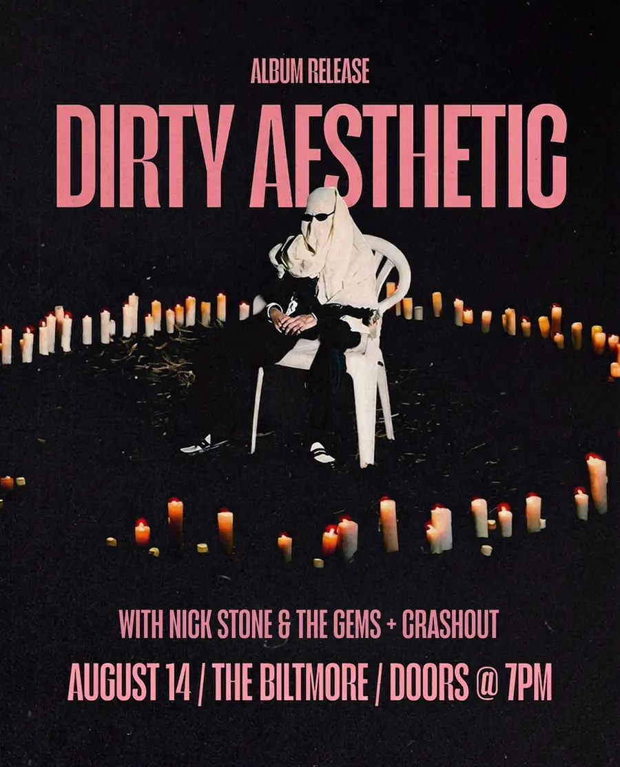 The Biltmore Cabaret, Modern Nostalgia Album Release show poster, Aug 14, 2026