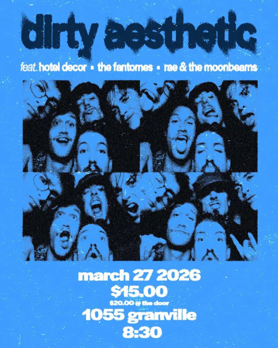 Leo's Clothing Supply show poster, Mar 27, 2026