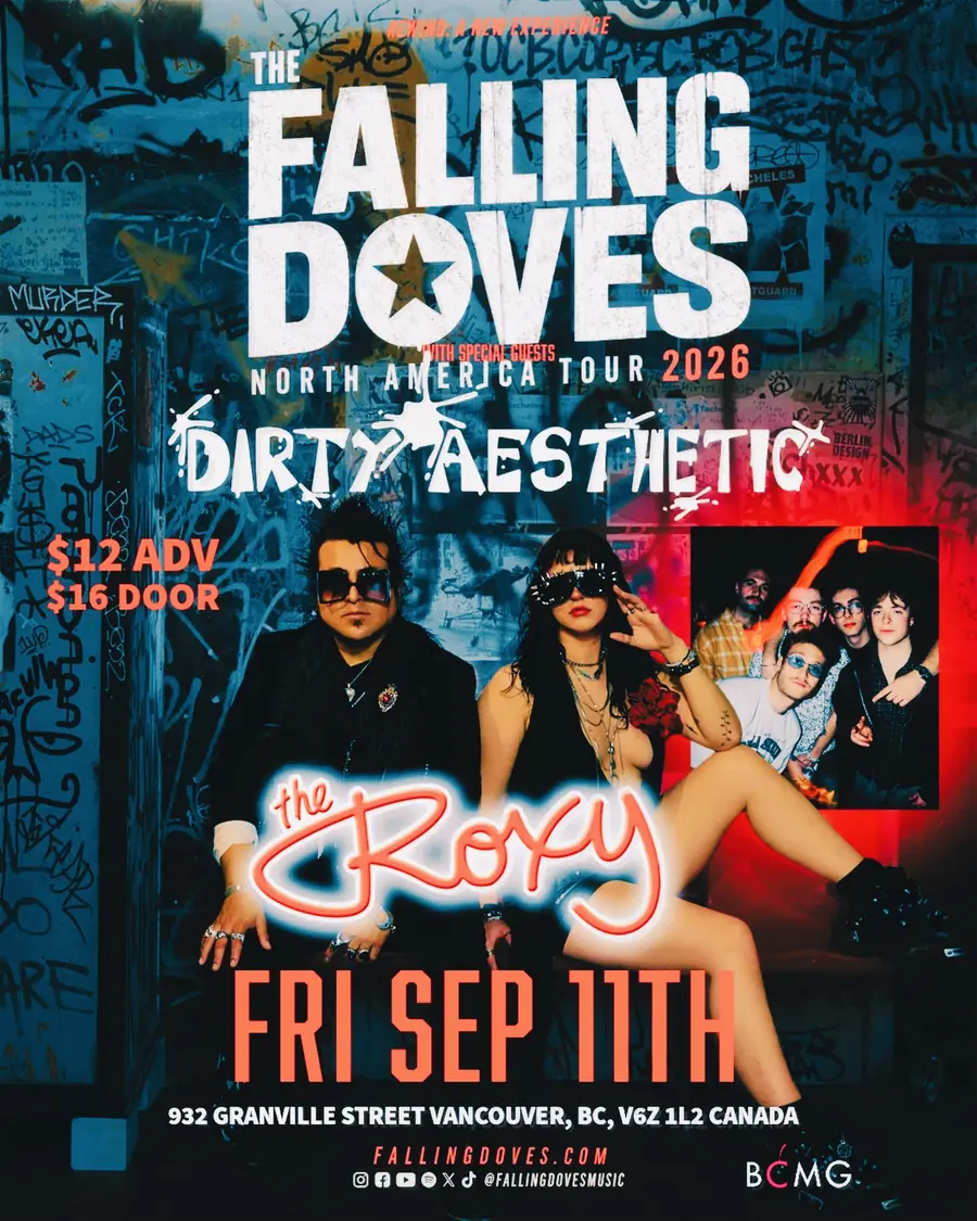 The Roxy Cabaret show poster, Sep 11, 2026