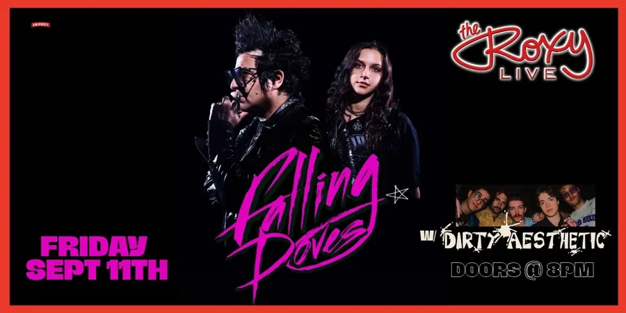 Falling Doves at The Roxy poster